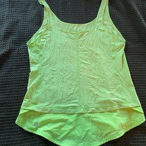 Lululemon Neon workout top